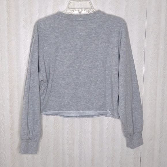 ❤️ REFLEX Crop Top Sweatshirt Size L - Picture 3 of 4